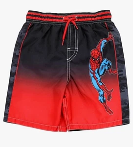 Marvel Cosmics Spider-Man Drawstring Swim Trunks Size 7 - Picture 1 of 4
