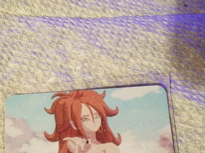 Android 21 Dragon Ball Z Super Waifu Anime Card ACG Goddess Holo - Image 1 of 2