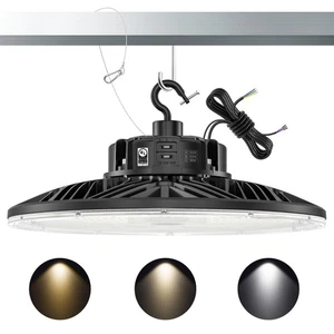 Commercial Dimmable LED High Bay Light 150W 100W 80W Adjustable Warehouse Lights - Picture 1 of 16