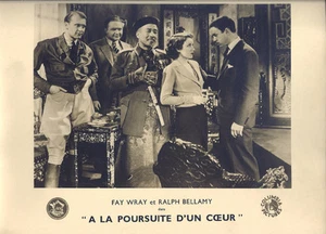 FAY WRAY - R.BELLAMY- 1936 - A LA POURSUITE D'UN COEUR -ROAMING LADY- A.S.ROGELL - Picture 1 of 1