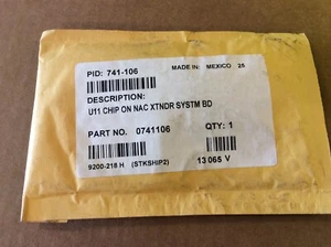 NEW TYCO SIMPLEX GRINNELL U11 CHIP ON NAC XTNDR 1.09.05 SYSTEM BOARD 741-106 - Picture 1 of 2
