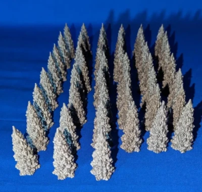 Paquete de terreno de dispersión de 45 árboles para paisajes de juegos de guerra impreso en 3D - gris Foto 1 de 4