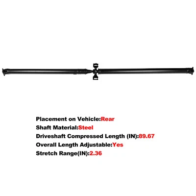 Rear Driveshaft Assembly 37100-42090 For 2006-2013 Toyota RAV4 AWD - Image 1 of 4