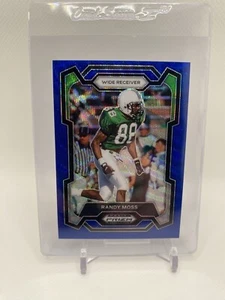 2024 Panini Prizm Draft Picks - Blue Prizm #83 Randy Moss /249 - Bild 1 von 2