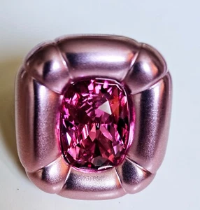 SWAROVSKI Dulcis cocktail ring Cushion cut, Pink Size 55 - Picture 1 of 8