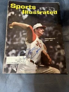 Signierte Sports Illustrated 9. Oktober 1961 Cincinnati Red's Joey Jay handsigniert - Bild 1 von 1
