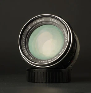 MC Rokkor PF 58mm f/1.4 MF Lens - Picture 1 of 3