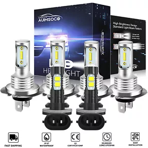 For Hyundai Santa Fe 2007-2009 LED Headlight High /Low Beam+Fog Light Bulbs Kit - Picture 1 of 12