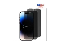 2x iPhone 15 14 13 12 11 Pro Max XR Privacy Tempered GLASS Screen Protector - Picture 1 of 4