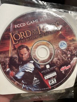    The Lord Of The Rings Return Of The King PCCD Game Demo Kelloggs New EA Games - Image 1 of 4