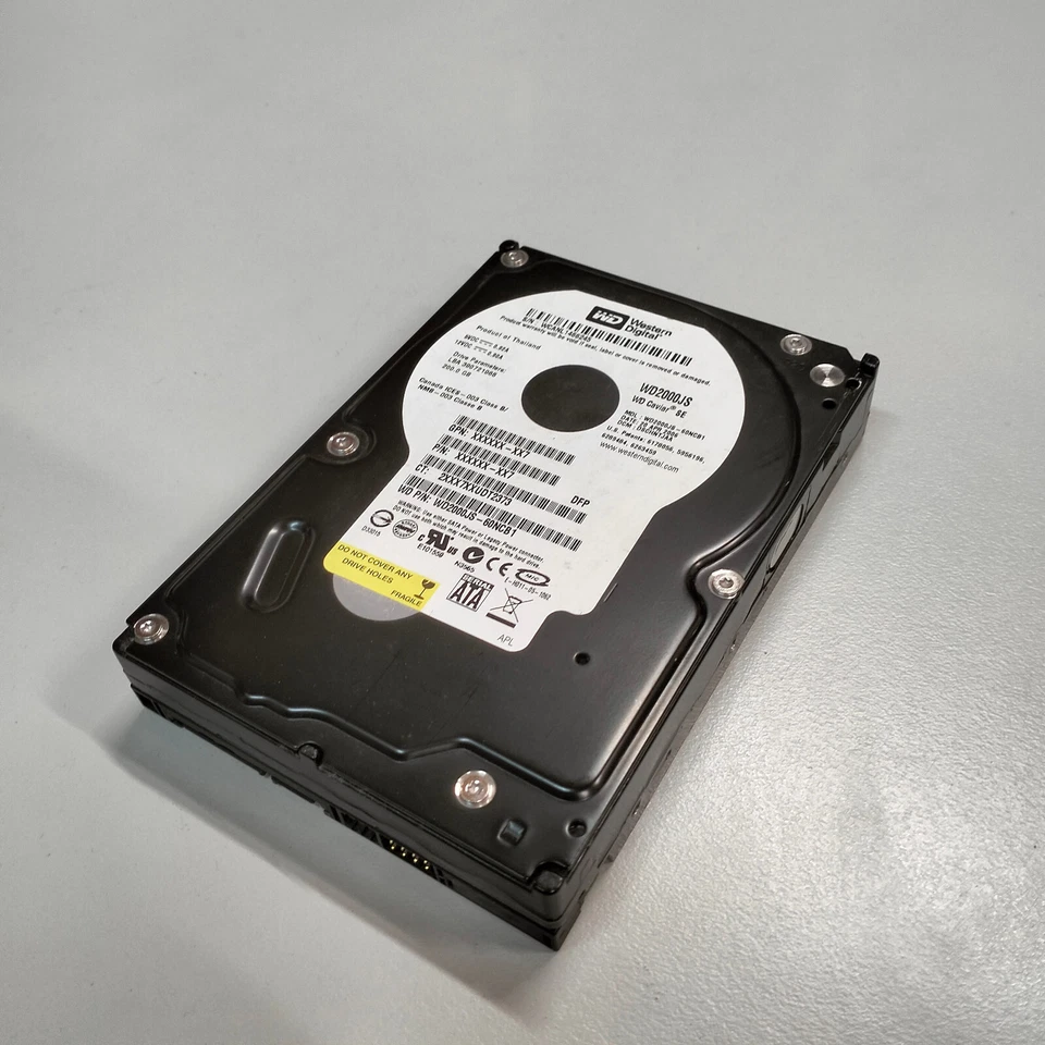 WD WD2000JS 200GB 3.5" SATA HDD 7200 RPM 3Gbps 8MB Cache Drive WD2000JS-60NCB1 - Image 1 of 4