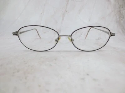 Timex T161 Eyeglasses Frame Women's Polished Silver Full Rim Oval 52-15-135 - Image 1 of 4