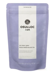 Osulloc Peach papaya tè nero piramide bustina di tè 20ea coreana miscela premium - Foto 1 di 6
