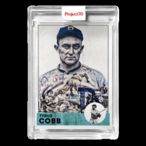 Topps Project70® Card #628 Ty Cobb by Lauren Taylor