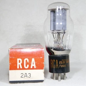 RCA 2A3 Power Vacuum Tube Bottom Double Square Getter Strong - Picture 1 of 16