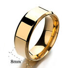 Mens Mirror Stainless Steel Ring Jewelry Fashion Creative Simple Wedding Ring US