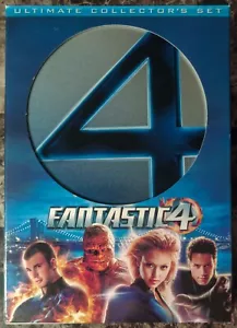 Fantastic 4 Four DVD 2005 2-Disc Ultimate Collector's Set Tin Case & Comic Book - Picture 1 of 2