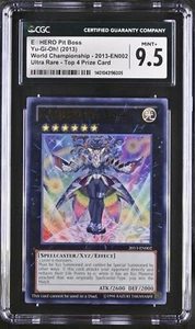 Yugioh World Championship Prize Card 2013-EN002 - E☆HERO Pit Boss CGC 9.5 MINT+ - Picture 1 of 2