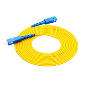 10PCS 3M SC-SC Simplex 9/125 SingleMode SM Fiber Optic Cable Patch Cord Jumper - Picture 1 of 3