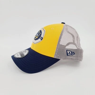 New Era LA Galaxy MLS Los Angeles 9Forty Cotton Mesh Snapback Hat Cap NEW - Image 1 of 4