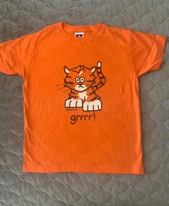 NEU Unisex T-Shirt "Tiger". Orange. Alter 7-8y - Bild 1 von 16
