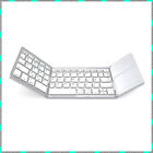 Bluetooth Wireless foldable keyboard touchpad Rechargeable ultrathin Portable