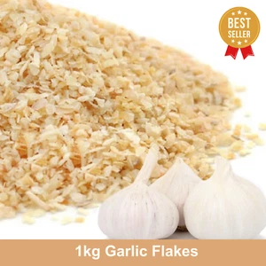 Dried Garlic Flakes 100% Natural Garlic Flakes Herbs Premium Quality - Picture 1 of 7