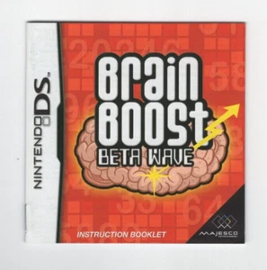 Brain Boost: Beta Wave (Nintendo DS, 2006) Nur Original Bedienungsanleitung ** - Bild 1 von 2