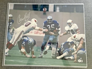 Foto firmada autografiada por Calvin Hill de 16x20 - Certificado de autenticidad Beckett (BSA) - ¡Rara!! - Imagen 1 de 3