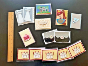 Menge 14 ~ 3-D Geschenkkarten Neu Versiegelt! Minigröße Burgoyne Hallmark usw - Bild 1 von 2