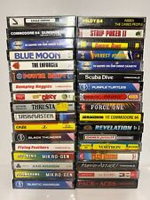 Commodore 64 C64 Games - Various - Multi Listing - Small Tape - Fun