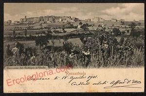 ag2535 - CARTOLINA D'EPOCA - Grosseto Provincia - Roccastrada 1901 - Imagen 1 de 1