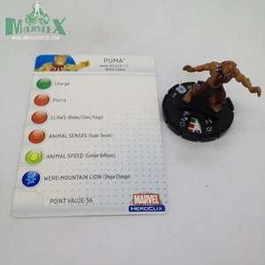 Heroclix Web of Spider-Man set Puma #012 Common figure w/card! - Picture 1 of 1