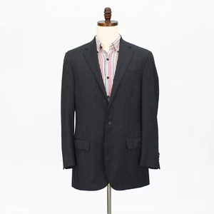 Ralph Lauren Polo 40R Black Sport Coat Blazer Jacket Solid 2B Wool - Picture 1 of 11