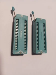 US Stock 2x 40 Pin ZIF ZIP IC Test DIP Board Socket - Picture 1 of 1