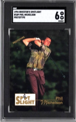 Tarjeta de radiocontrol Phil Mickelson novato 1994 golf patio LIV Masters Tiger Woods Rival SSP! Foto 1 de 2