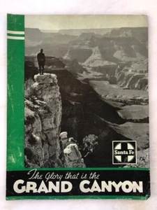 1940 SANTA FE RAILWAY Railroad GRAND CANYON LINE Advertising Brochure Train - Picture 1 of 8