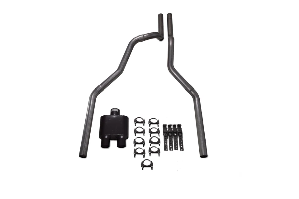 Dodge Ram 1500 Truck 04-08 2.5" Dual Truck Exhaust Kits 1 Chamber Muffler - Image 1 of 1