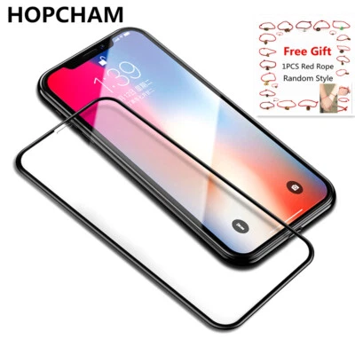 Real Tempered Glass Screen Protector For iPhone 17 16 15 14 13 12 11 Full Cover - Image 1 of 4