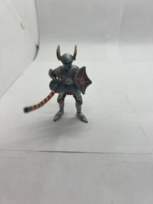 Figura Medieval Caballero Justing Serie Papo Castles and Knights 2001 Plateada Foto 1 de 4