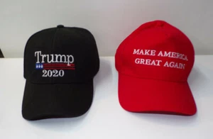 Zwei Trump Hüte Make America Great Again Mütze rot MAGA & Trump 2020 - Bild 1 von 12