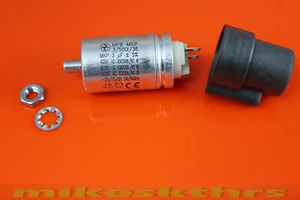 3H-2,8-ABS+Kappe  3µF 420V 2,8mm Steckeer 3uF Motorkondensator f. Brennermotor - Bild 1 von 5