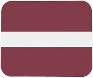 Almohadilla de ratón con bandera de Letonia - Imagen 1 de 3