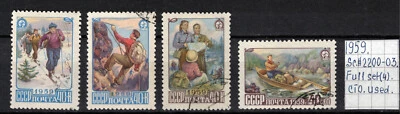 Soviet stamps 1959 SC#2200-03 Full set CTO/Used A060018 - Image 1 of 2