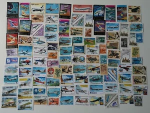 Planes/Aircraft/Aviation Stamps Collection - 100 to 1000 Different Stamps - Picture 1 of 1