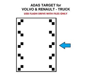 ADAS calibration target for Volvo & Renault truck - USB FLASH DRIVE ONLY