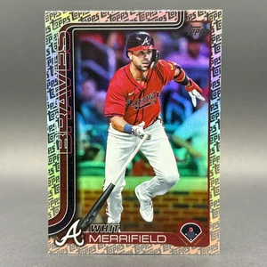 Whit Merrifield 2025 Topps Series 2 Topps Logo Foil Fanatics #429 Atlanta Braves - Picture 1 of 1