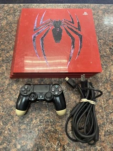 PlayStation 4 Pro Spider-Man Limited Edition Console Tested Works Ships Fast! RS - Picture 1 of 11
