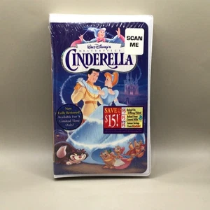 Cinderella (VHS Tape, 1995, Walt Disney Home Entertainment) Sealed - Picture 1 of 7