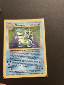 Shadowless Blastoise - 2/102 Base Set - Holographic Pokemon Card - Picture 1 of 2
